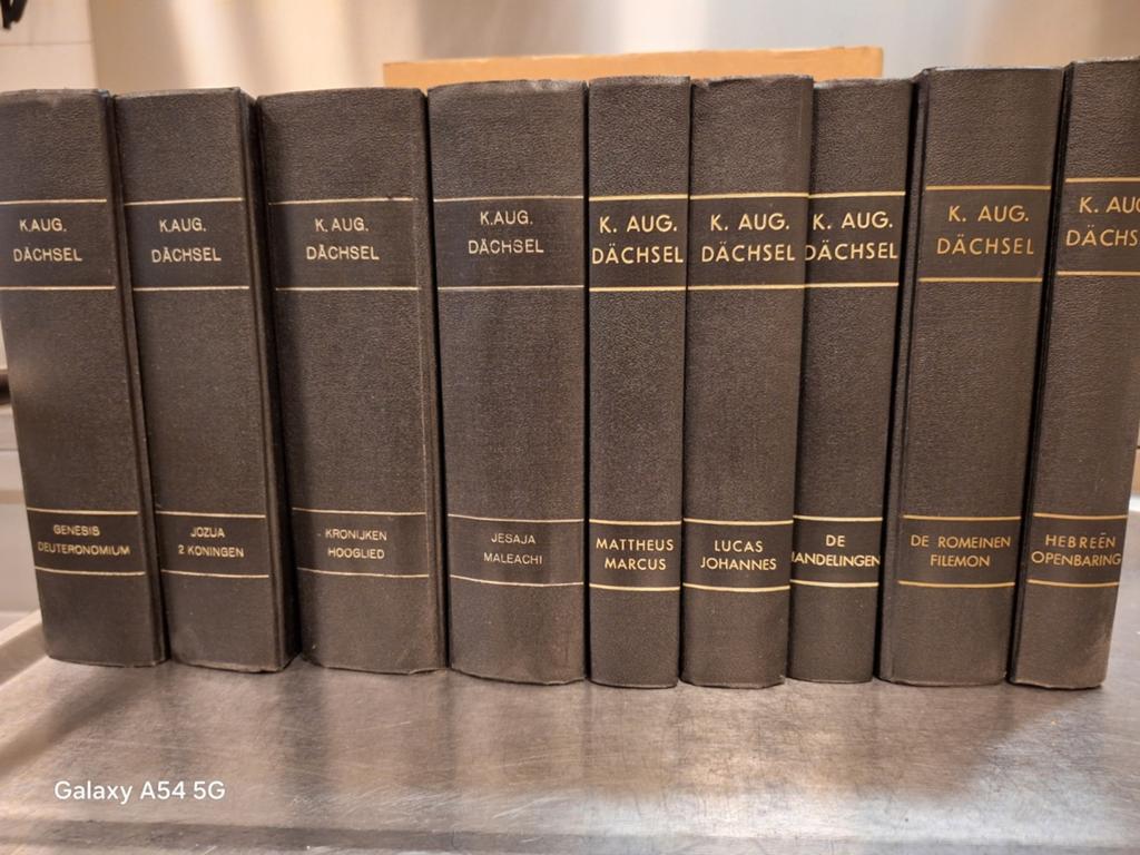 Bijbelverklaring K.A Dachsel. Compleet in 9 delen., Boeken, Godsdienst en Theologie, Ophalen of Verzenden, Zo goed als nieuw