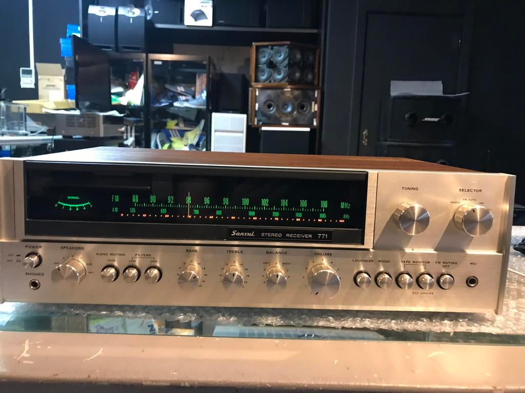 Sansui 771 Stereo Receiver – Vintage High-End – Topstaat., Audio, Tv en Foto, Stereo-sets, Overige merken, Sansui, Tuner of Radio