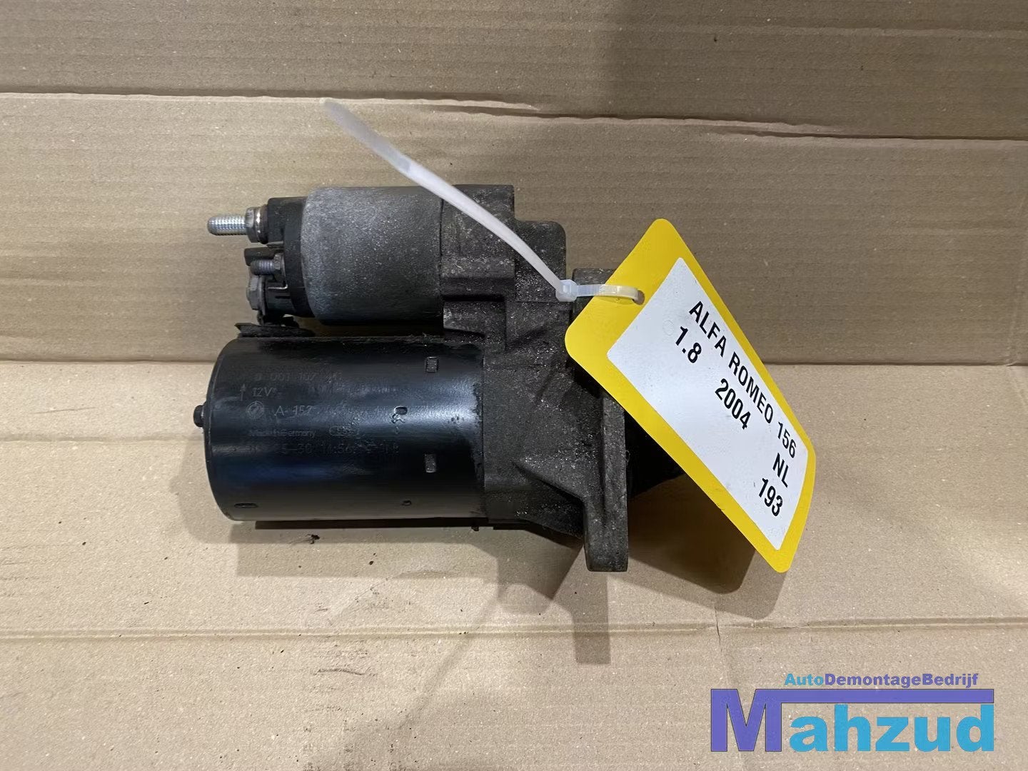 ALFA ROMEO 156 1.8 2.0 startmotor 0001107411, Gebruikt, Dpofca@stellantis.com, Stellantis Europe S.p.A., Ophalen of Verzenden
