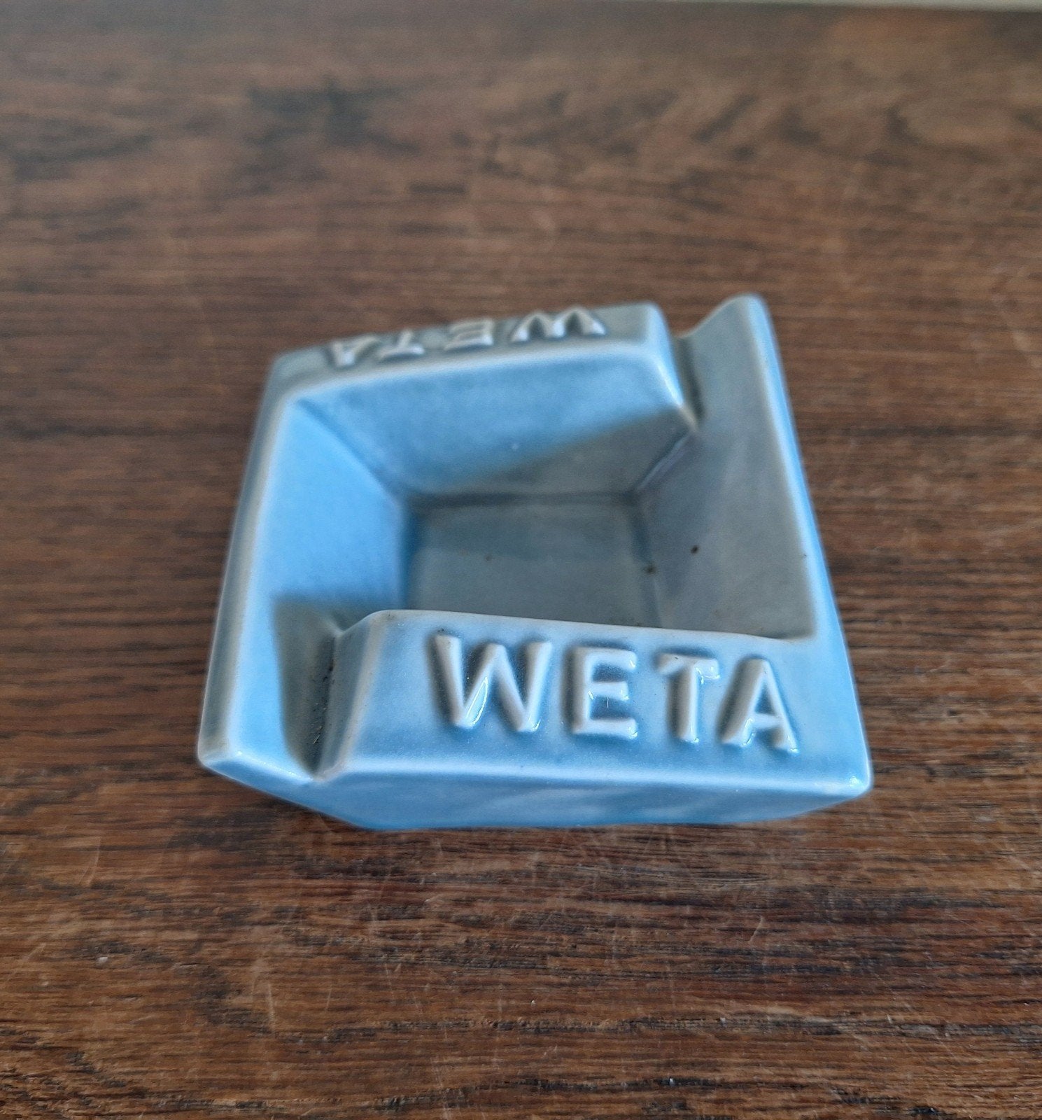 Asbakje Weta porselein/Ramie Union Enschede, izgst., Ophalen of Verzenden