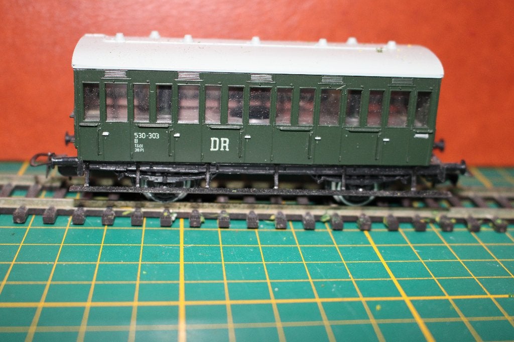 wagon   7,   ho  treinen, Hobby en Vrije tijd, Ophalen of Verzenden, Gelijkstroom, Wagon