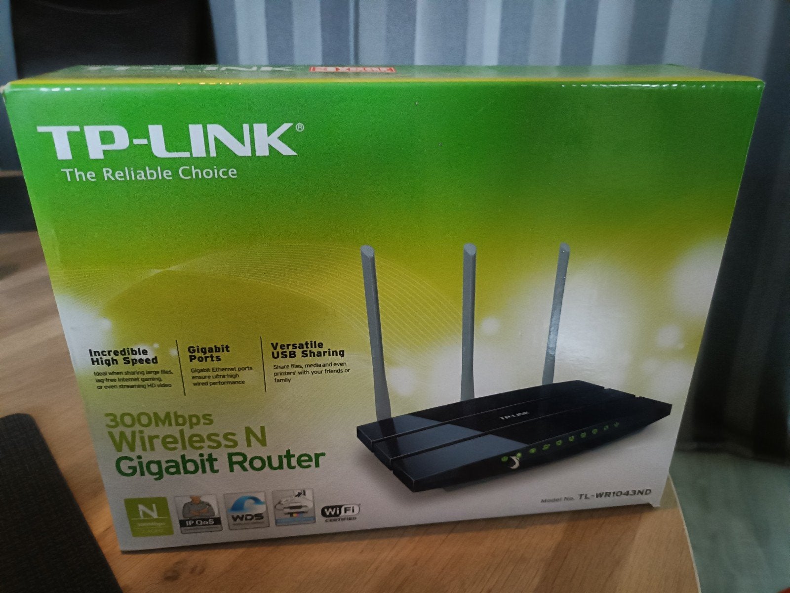 TP-Link TL-WR1043ND 300Mbps Wireless N Gigabit Router, Ophalen, Zo goed als nieuw, Router, TP-Link