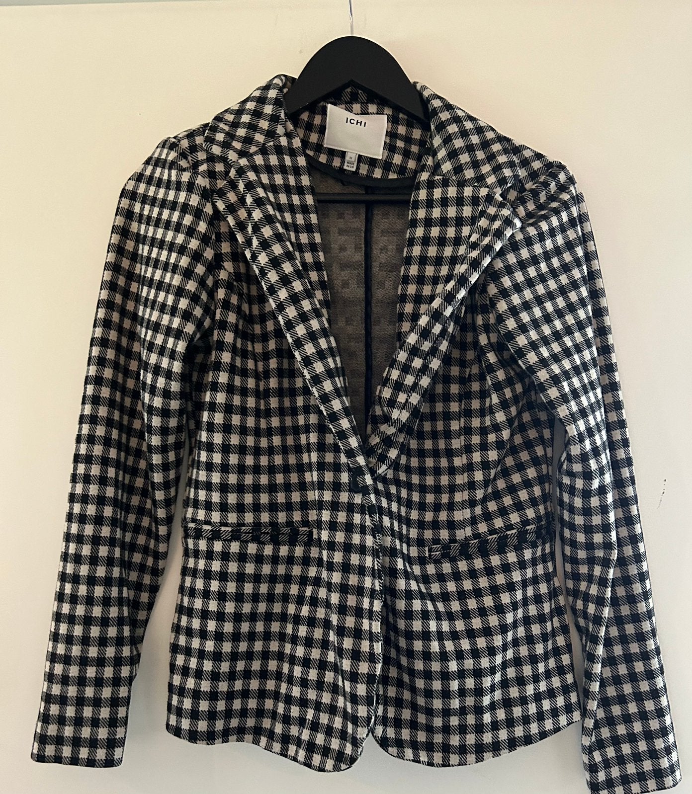 Ichi blazer ruitjes, maat M, Kleding | Dames, Jasjes, Kostuums en Pakken, Ophalen of Verzenden, Nieuw, Maat 38/40 (M)