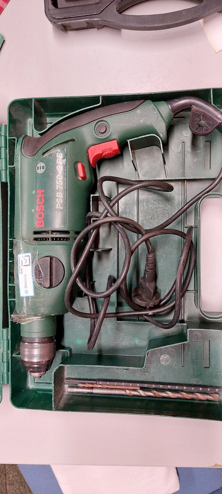 Bosch  boormachine 35,00, Doe-het-zelf en Verbouw, Gereedschap | Boormachines, Variabele snelheid, Ophalen, Boormachine, Gebruikt