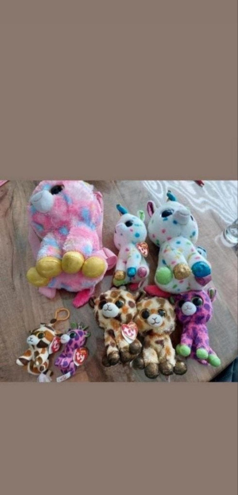 Knuffels ty giraffe, hond en muis, Ophalen of Verzenden, Zo goed als nieuw, Overige typen
