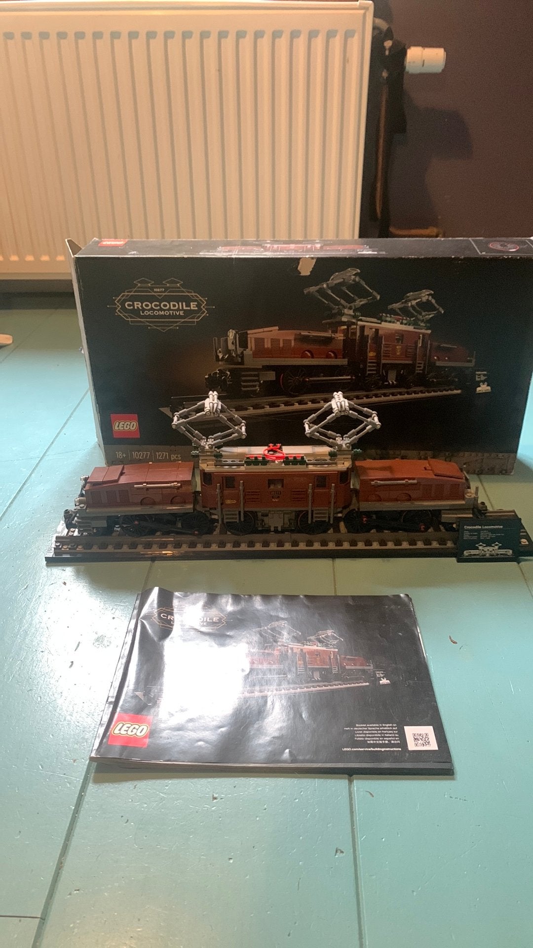 Lego crocodile locomotief 10277, Ophalen of Verzenden, Zo goed als nieuw, Groter dan 1:32
