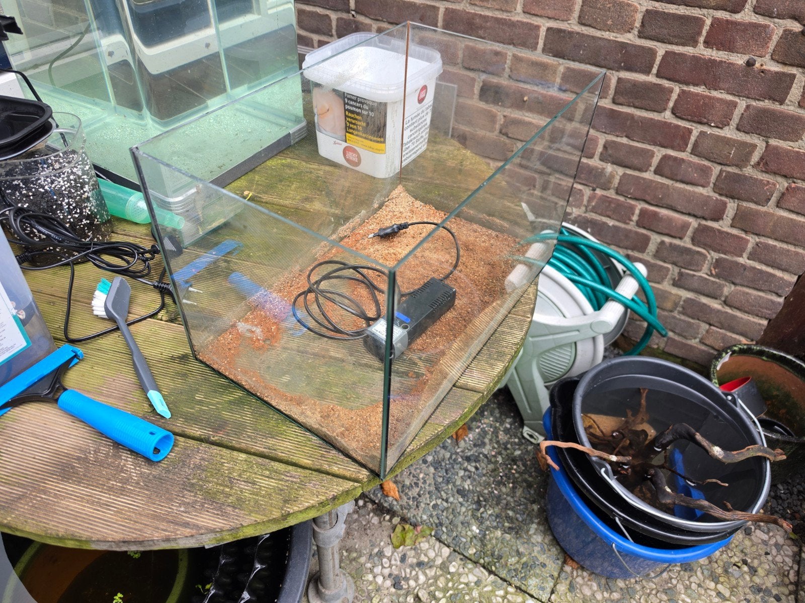 Aquarium 45x28x27,5, Dieren en Toebehoren, Vissen | Aquaria en Toebehoren, Ophalen, Gebruikt, Leeg aquarium