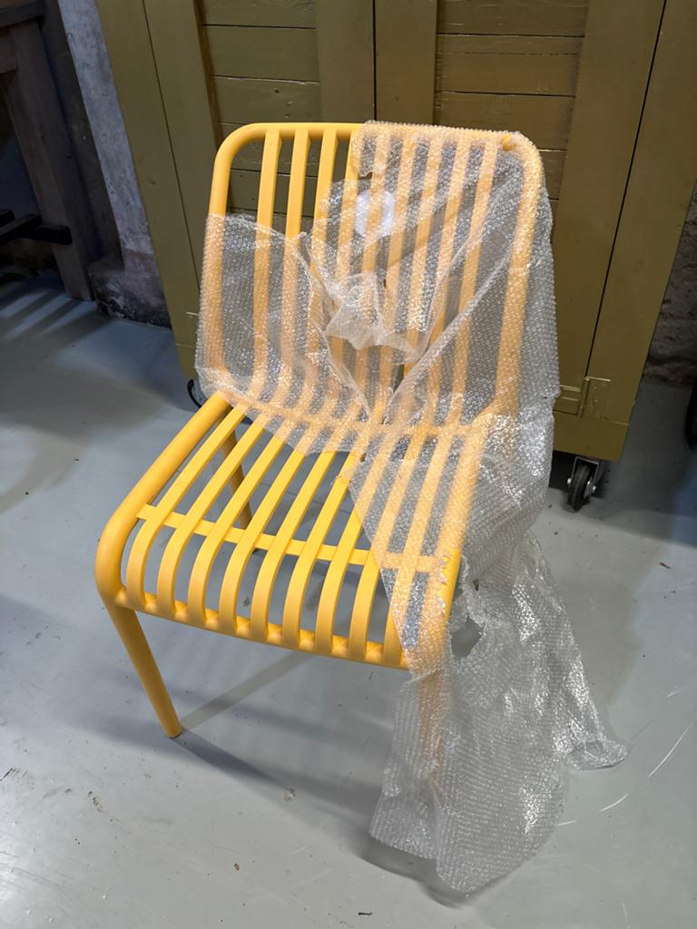 Nieuwe gele stoel - Fonq, Ophalen, Overige kleuren, Nieuw, Metaal