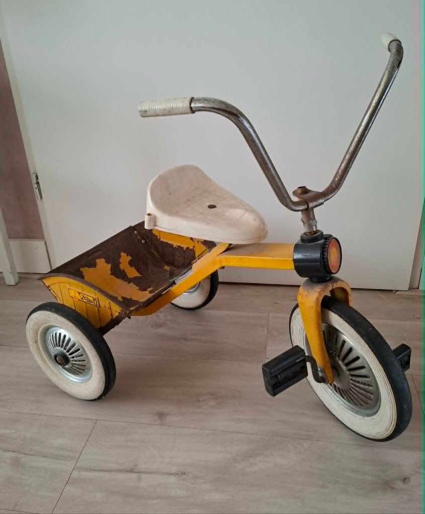 Brocante/vintage  Coloma y Pastor driewieler, Antiek en Kunst, Ophalen of Verzenden