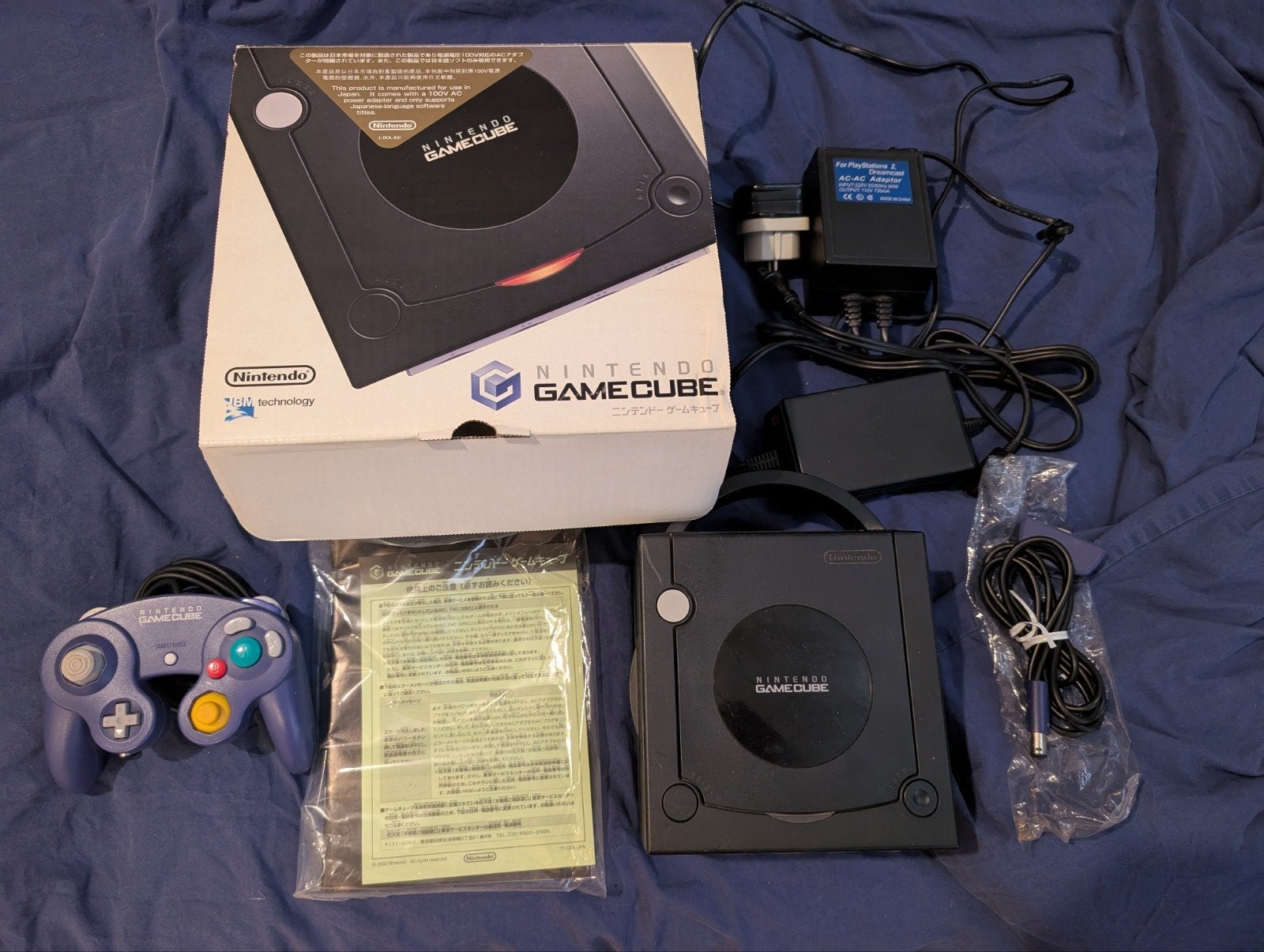 JPN Nintendo GameCube Zwart met Regioswitch + Indigo Control, Spelcomputers en Games, Spelcomputers | Nintendo GameCube, Ophalen