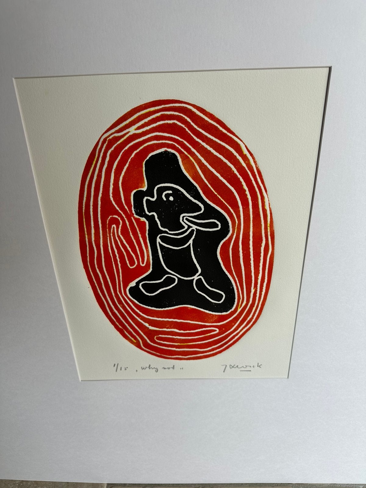 Jan Snoeck Why not Litho nr 1/15, 80 cm, Ophalen of Verzenden, Schilderij/print, Van de kunstenaar zelf