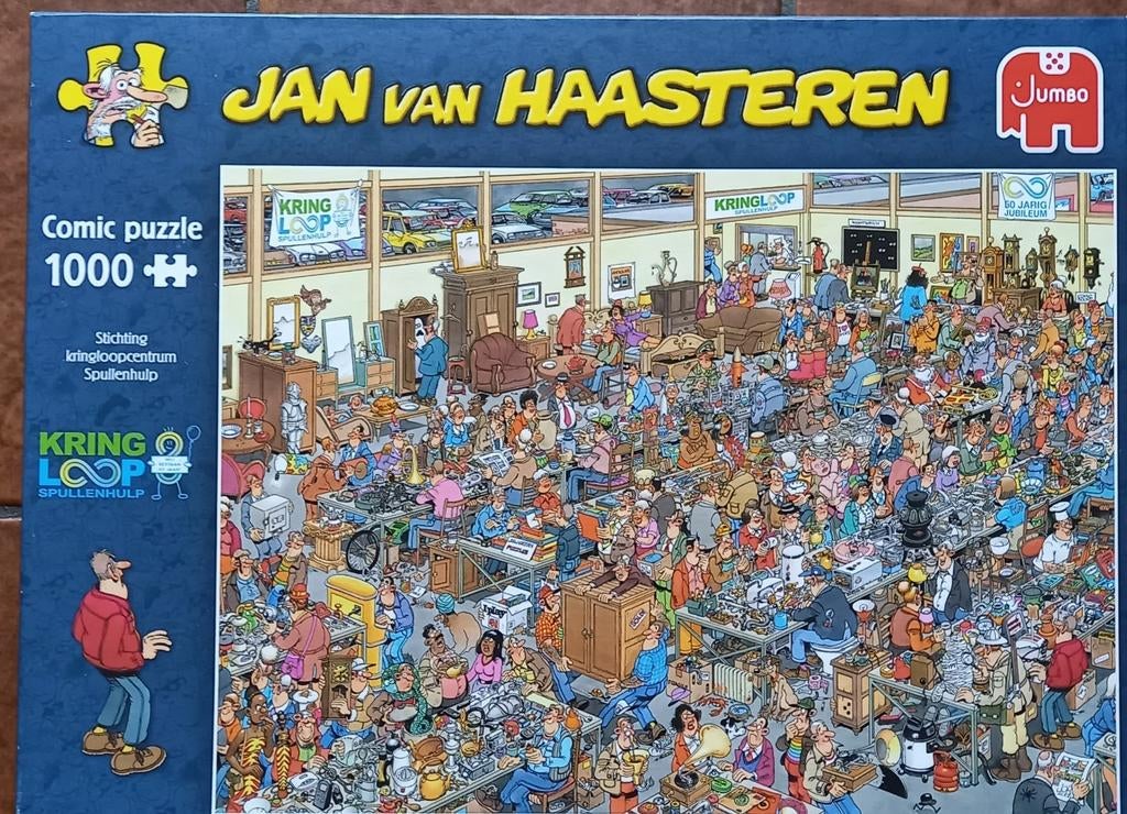 Jan van Haasteren Comic Puzzel Kringloopcentrum 1000 stukjes, Ophalen