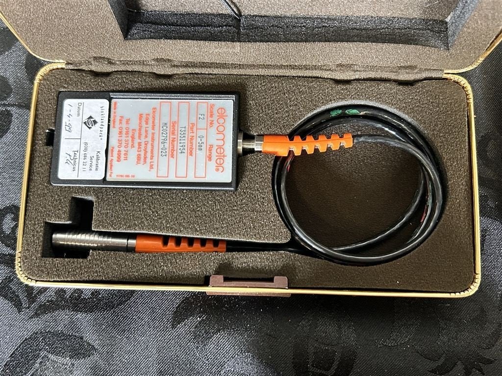 A7561. Elcometer laagdikte, Ophalen of Verzenden, Gebruikt, Multimeter
