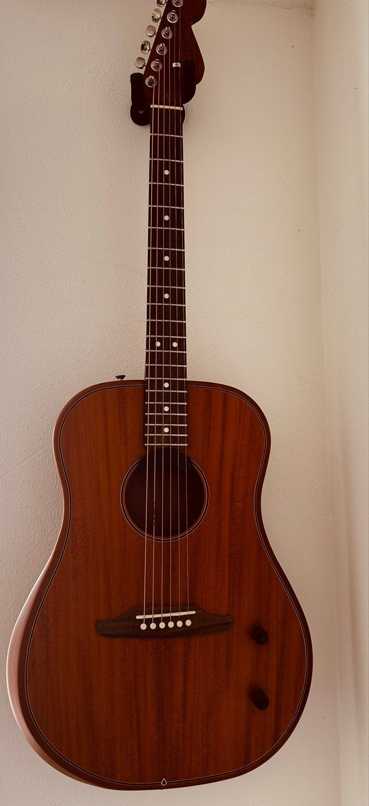 Fender Highway Series Parlor, Ophalen of Verzenden, Zo goed als nieuw, Western- of Steelstringgitaar, Met (piezo-)element