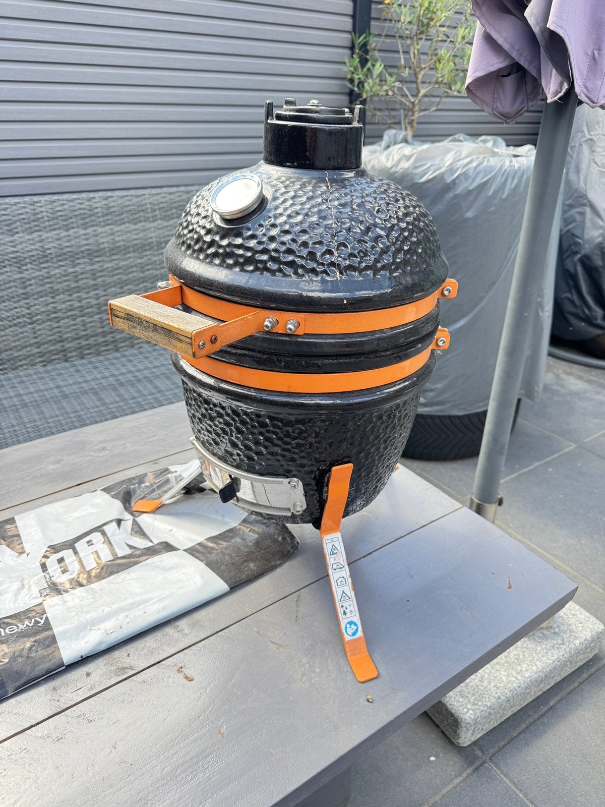 Komado egg bbq 13”, Ophalen, Zo goed als nieuw