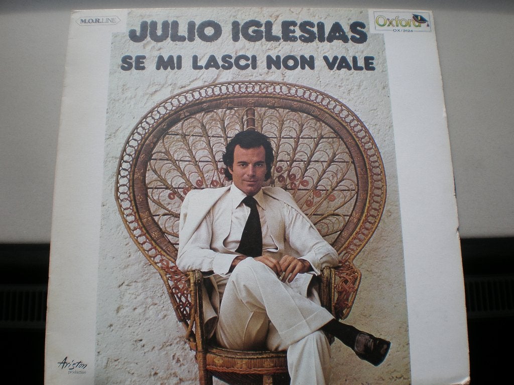 Julio Iglesias, SE MI LASCI NON VALE 1976, Inclusief binnenhoes, Ophalen of Verzenden, Gebruikt, 12 inch