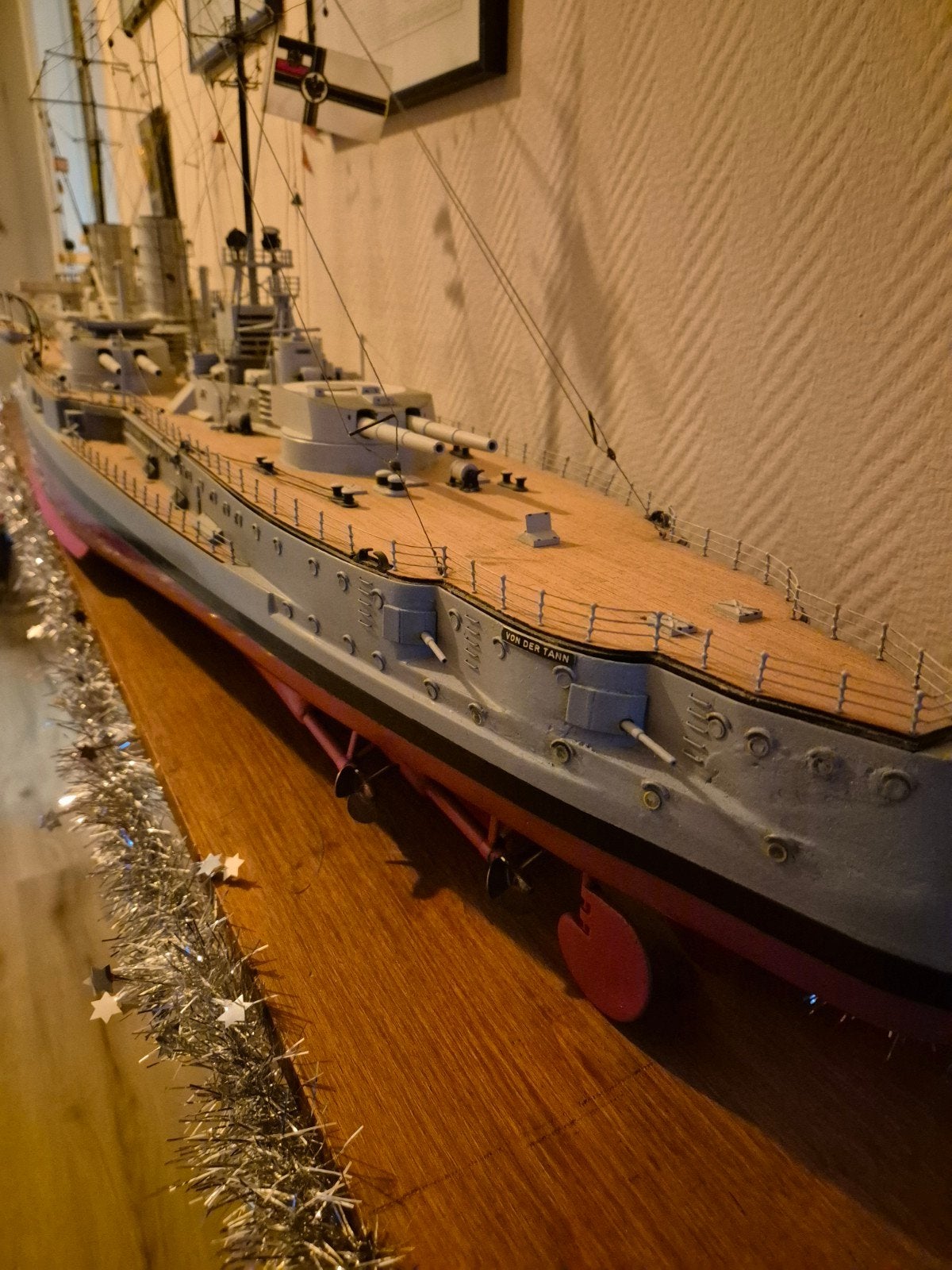 SMS Von der Tann 1908, Ophalen, Gebruikt, 1:50 tot 1:200, Overige merken