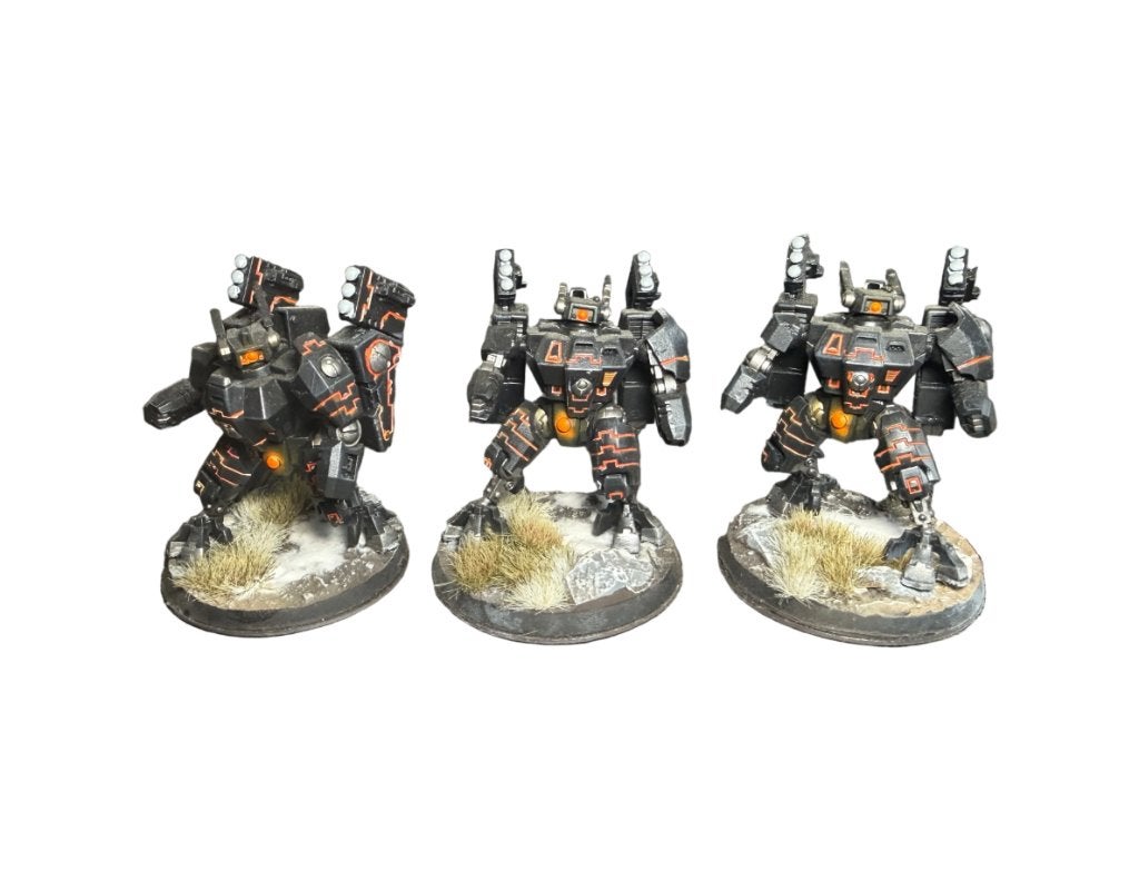 Warhammer 40K Tau Crisis Battle Suits, ., Warhammer, Ophalen of Verzenden, Zo goed als nieuw