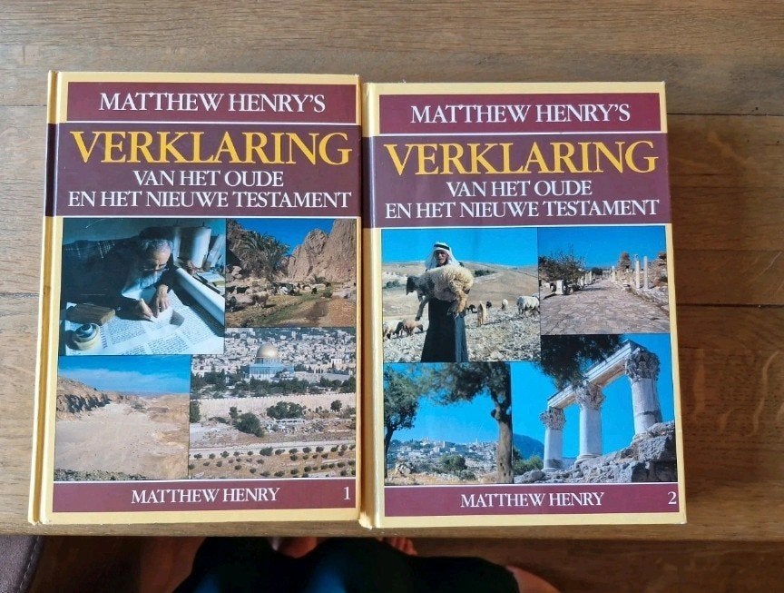 Matthew henry bijbelverklaring, Complete serie, Ophalen of Verzenden, Zo goed als nieuw, Matthew Henry