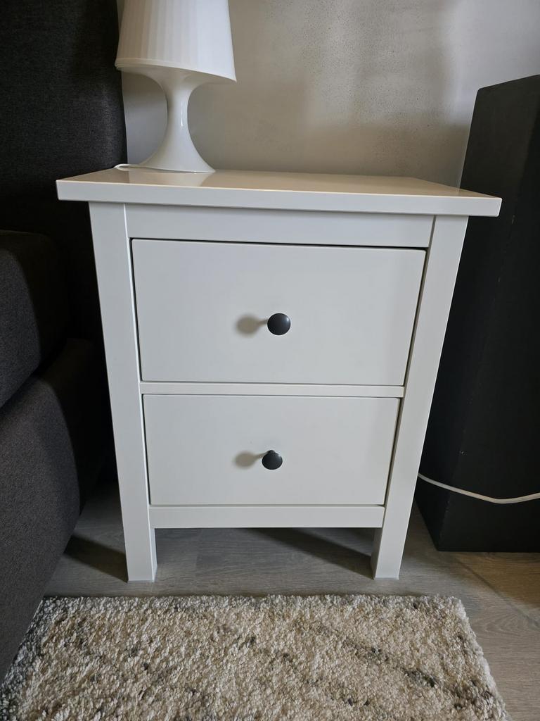 ikea hemnes nachtkastjes wit 2 stuks, Huis en Inrichting, Ophalen, Zo goed als nieuw, 45 tot 65 cm, 55 tot 70 cm