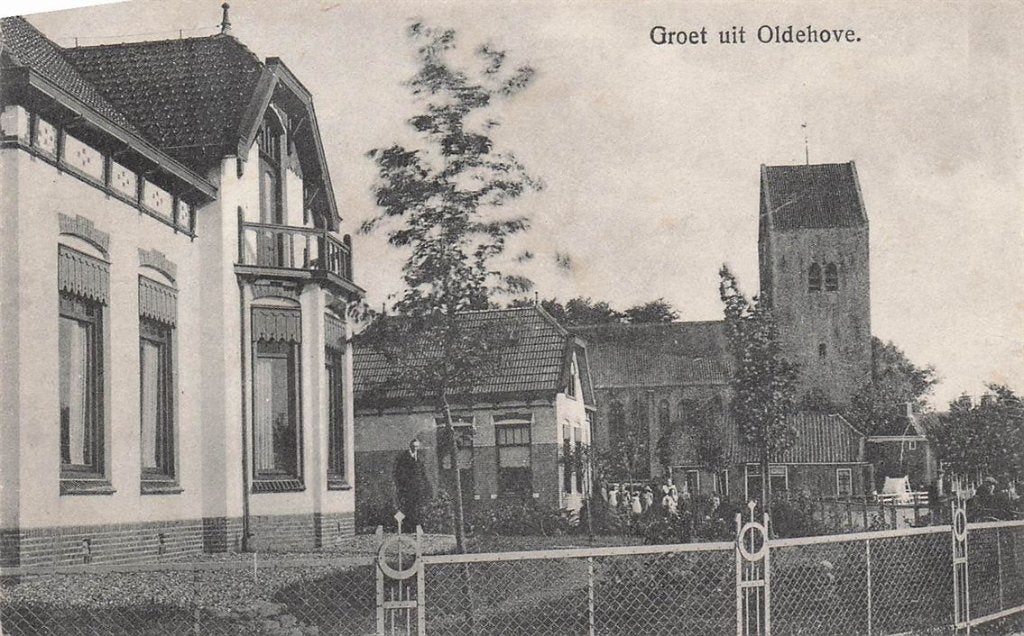 703-153-025 Groet Uit Oldehove, Verzamelen, Ophalen of Verzenden, Voor 1920, Groningen