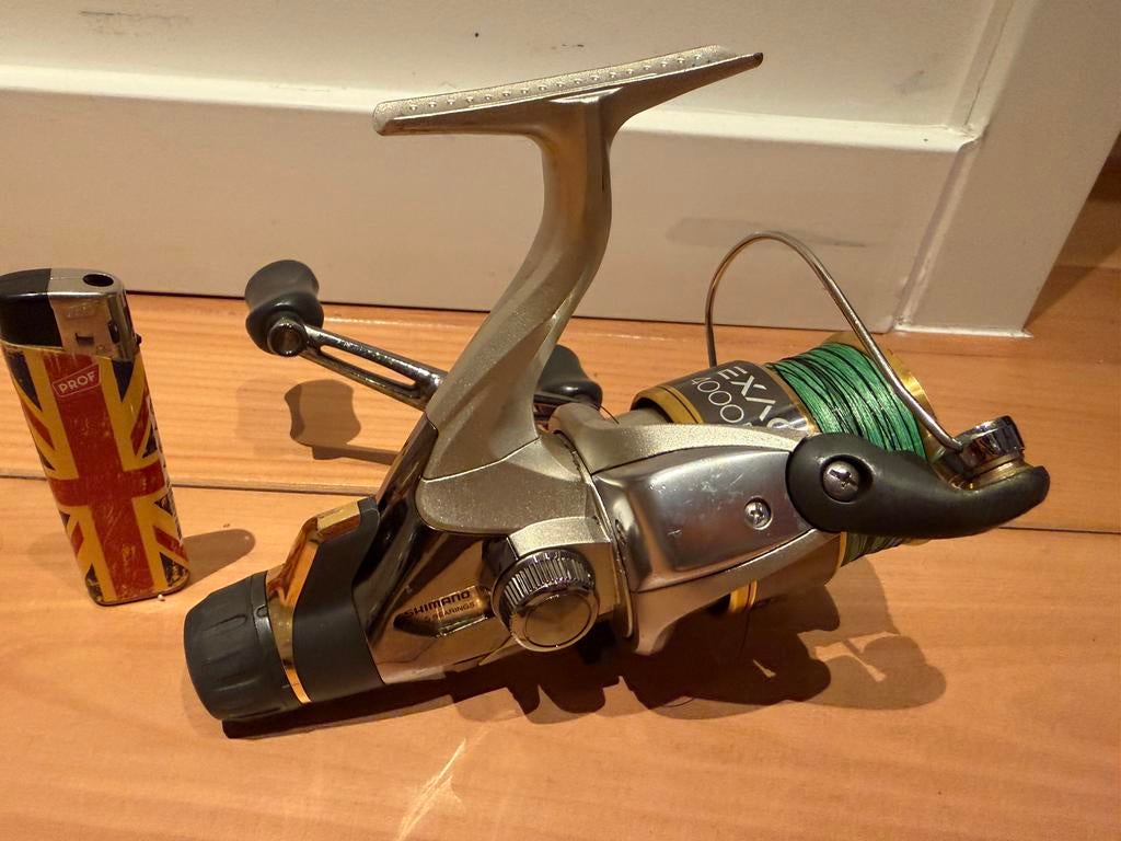 Shimano Exage 4000RCDH vismolen, Watersport en Boten, Hengelsport | Algemeen, Zo goed als nieuw, Molen, Ophalen of Verzenden