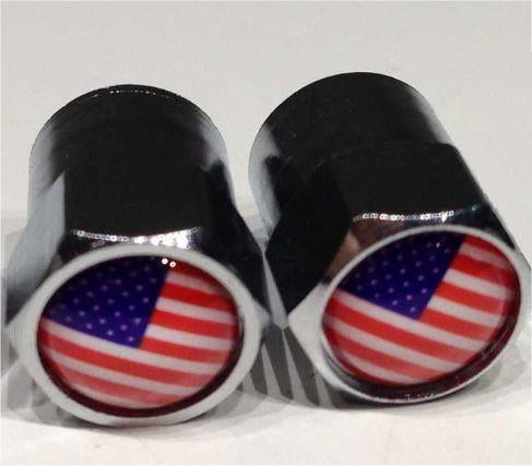 USA vlag ventieldoppen, Motoren, Tuning en Styling, Verzenden