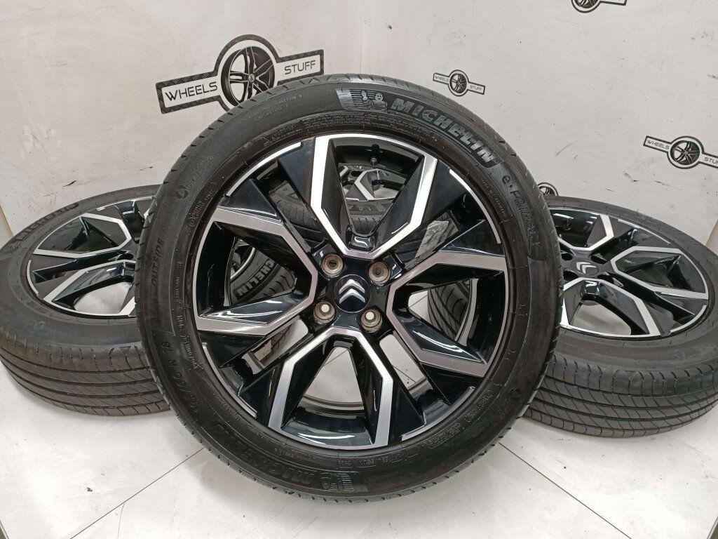 CITROËN C4 elektrisch lichtmetaal velgen 18"inch 4x108, Ophalen, Gebruikt, 18 inch, Banden en Velgen