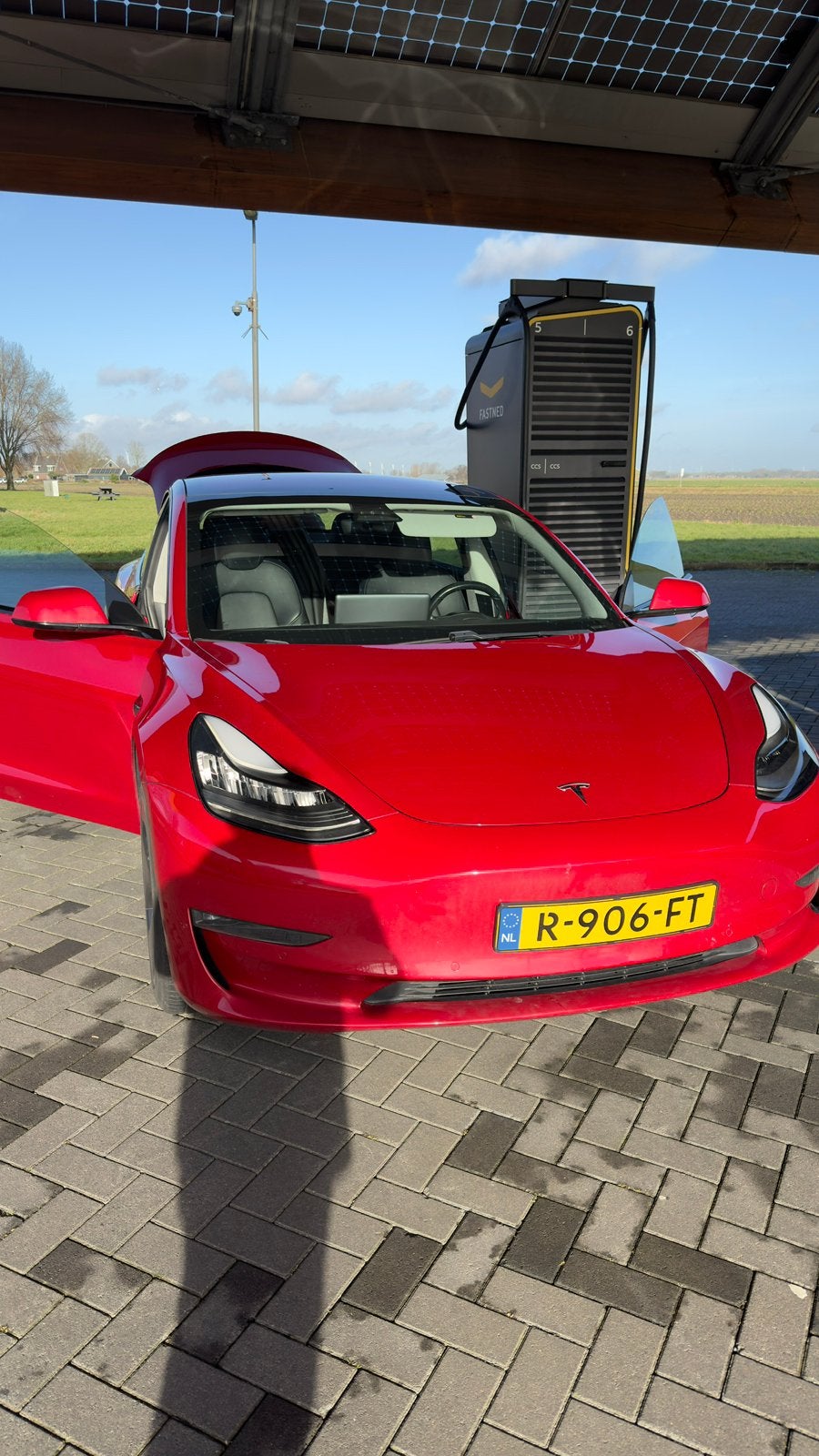 Tesla Model 3 2018 RWD Long-range, Auto's, Automaat, Zwart, Elektrisch, Particulier