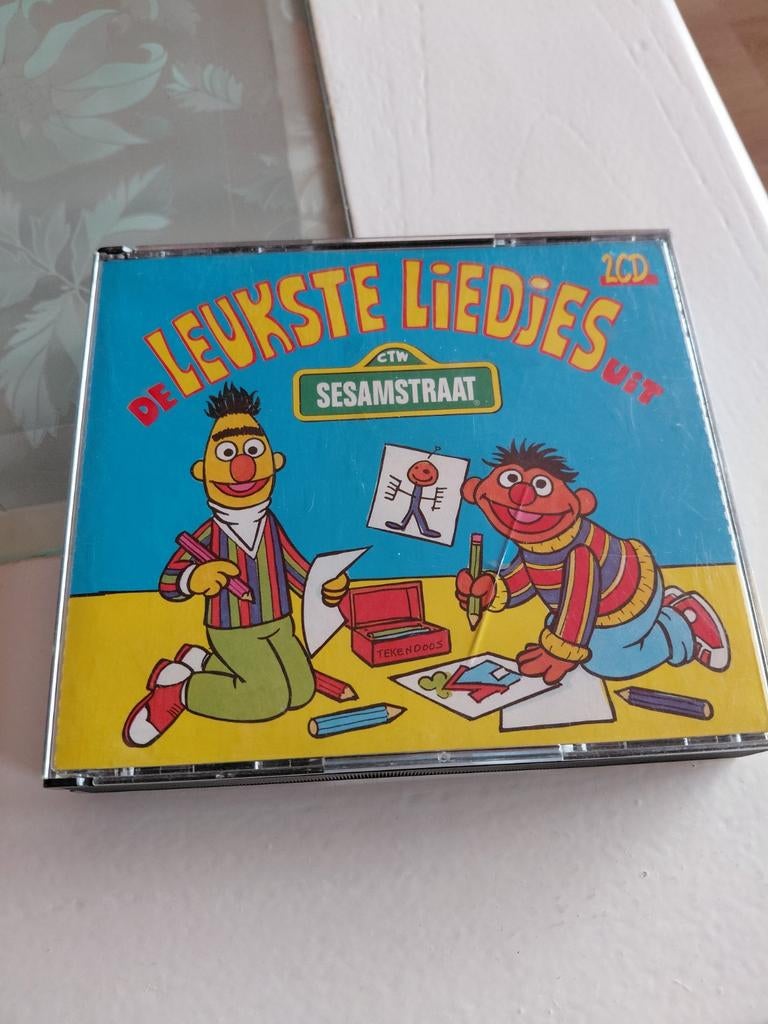 De Leukste Liedjes Uit Sesamstraat 2 CD box., Gebruikt, 6 tot 9 jaar, Boxset, Ophalen of Verzenden