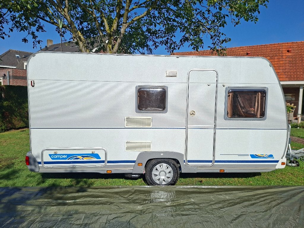 UNIEK kleine lichtgewicht 6/8 persoons Dethleffs 430 Caravan, Caravans en Kamperen, Caravans, Schokbreker, Treinzit, 750 - 1000 kg