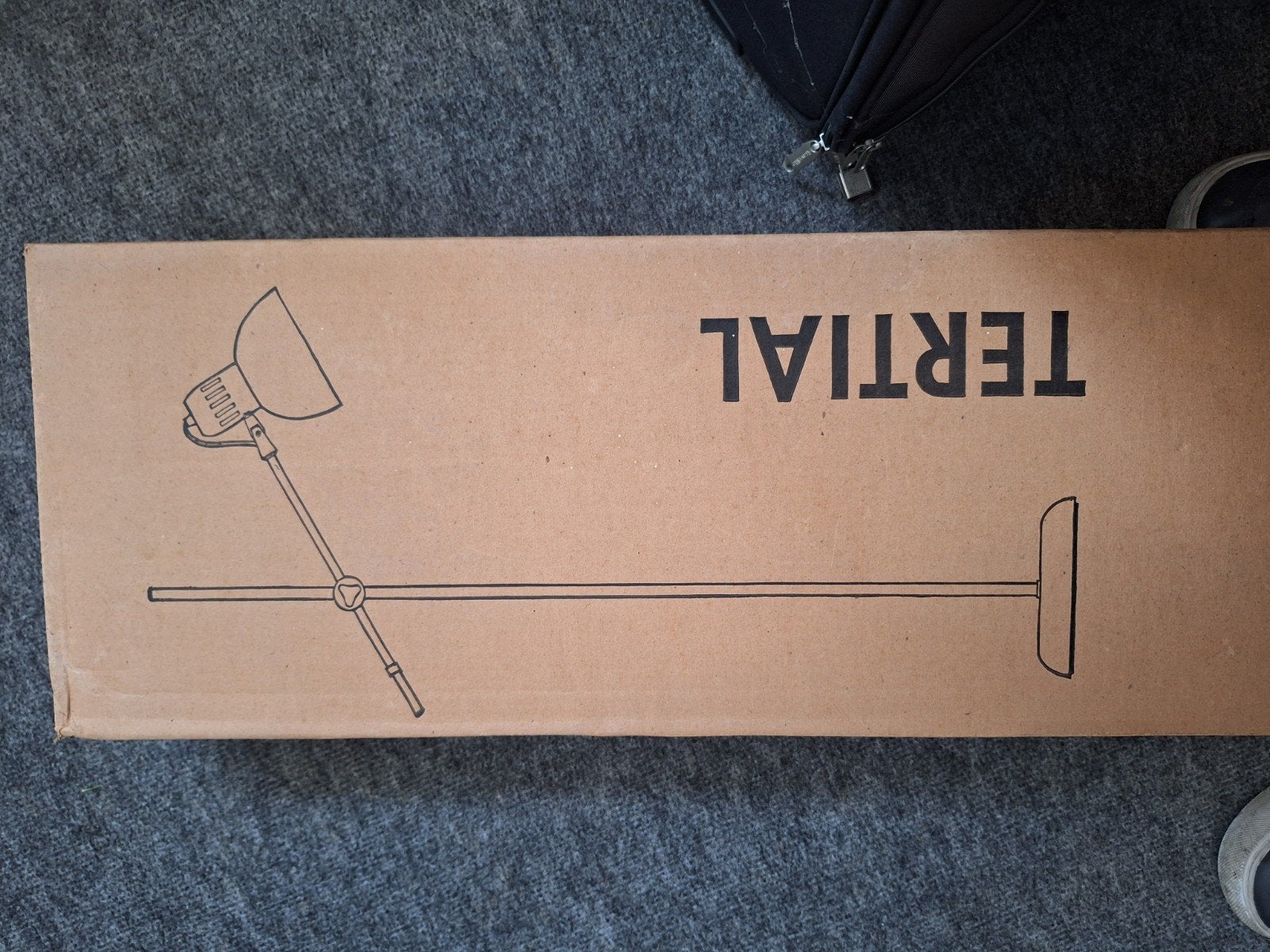 IKEA TERTIAL leeslamp/vloerlamp, nieuw in doos, Modern, Industrieel, Nieuw, Metaal, E27 (groot)