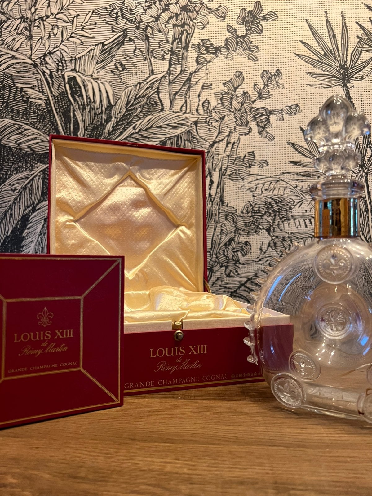 Louis XIII Rémy Martin Baccarat Karaf + Box Compleet, Ophalen, Gebruikt, Frankrijk, Overige typen