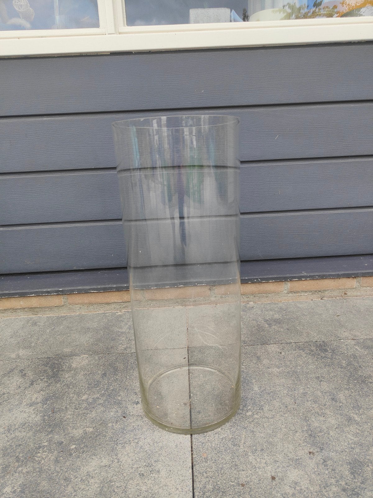 Set van 3 grote glazen vazen, 50 cm hoog, Ophalen