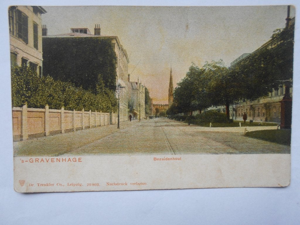 's-Gravenhage Bezuidenhout unieke kaart uit 1900 Den Haag, Ophalen of Verzenden, Voor 1920, Ongelopen, Zuid-Holland