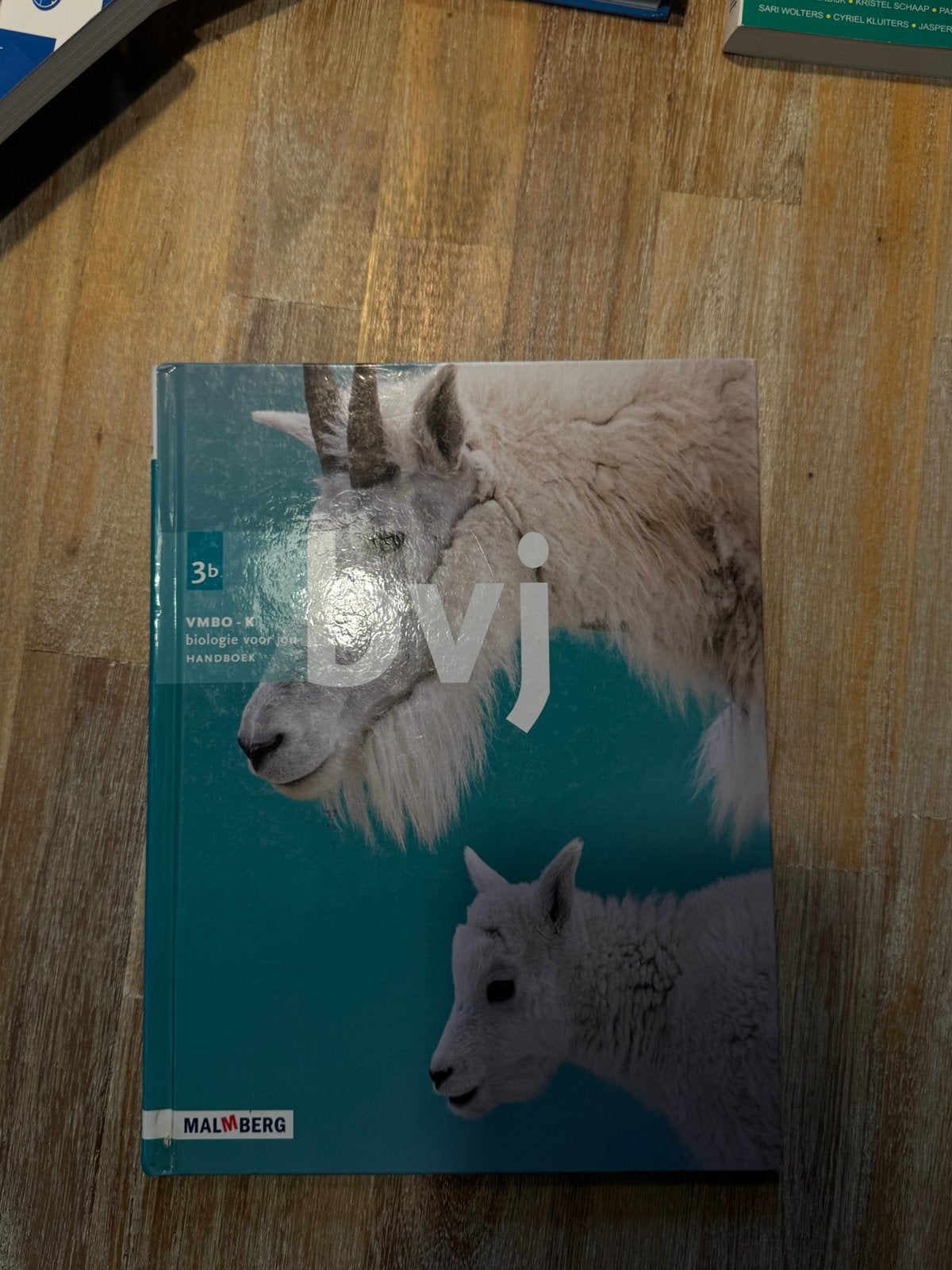3 B VMBO -K Biologie voor jou HANDBOEK / malmberg, Boeken, Ophalen of Verzenden, Zo goed als nieuw, Konijnen of Knaagdieren