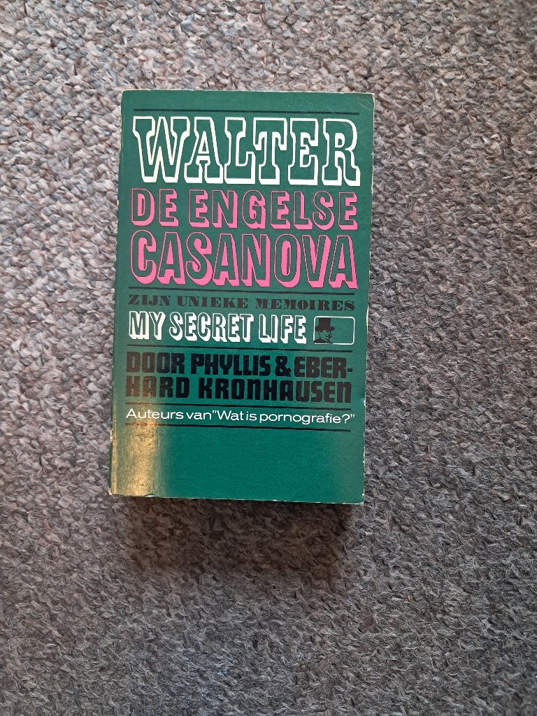 Walter, de Engelse Casanova/erotiek, Boeken, Verzenden, Gelezen, Drs. Phyllis en Eberhard Kronhausen