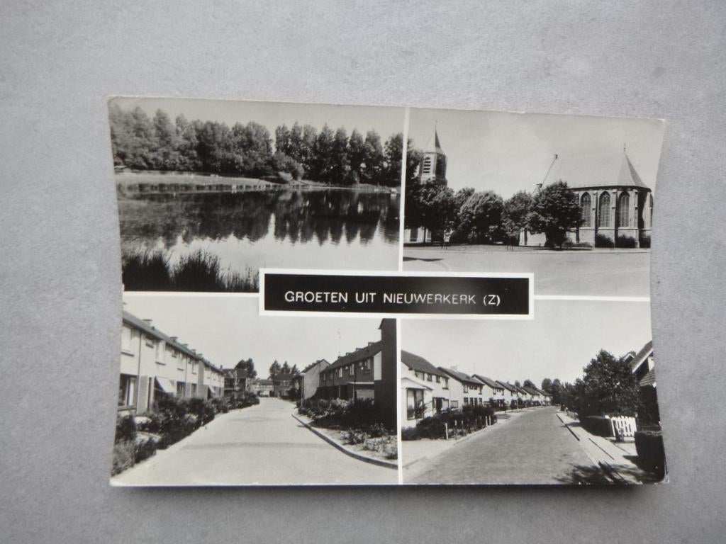 Nieuwerkerk , groeten uit 1980, Verzenden, 1980 tot heden, Gelopen, Noord-Brabant