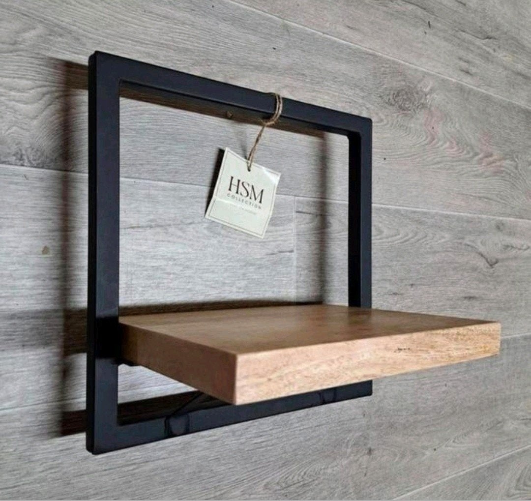 Wandplank - Mangohout/Metaal - Nieuw, Ophalen, LaVe outlet, Nieuw, Someren
