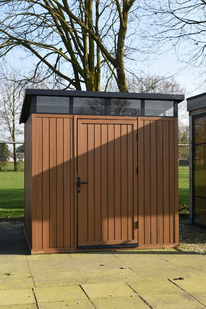 Kunststof berging, Ophalen, Gebruikt, Hout, Overige typen