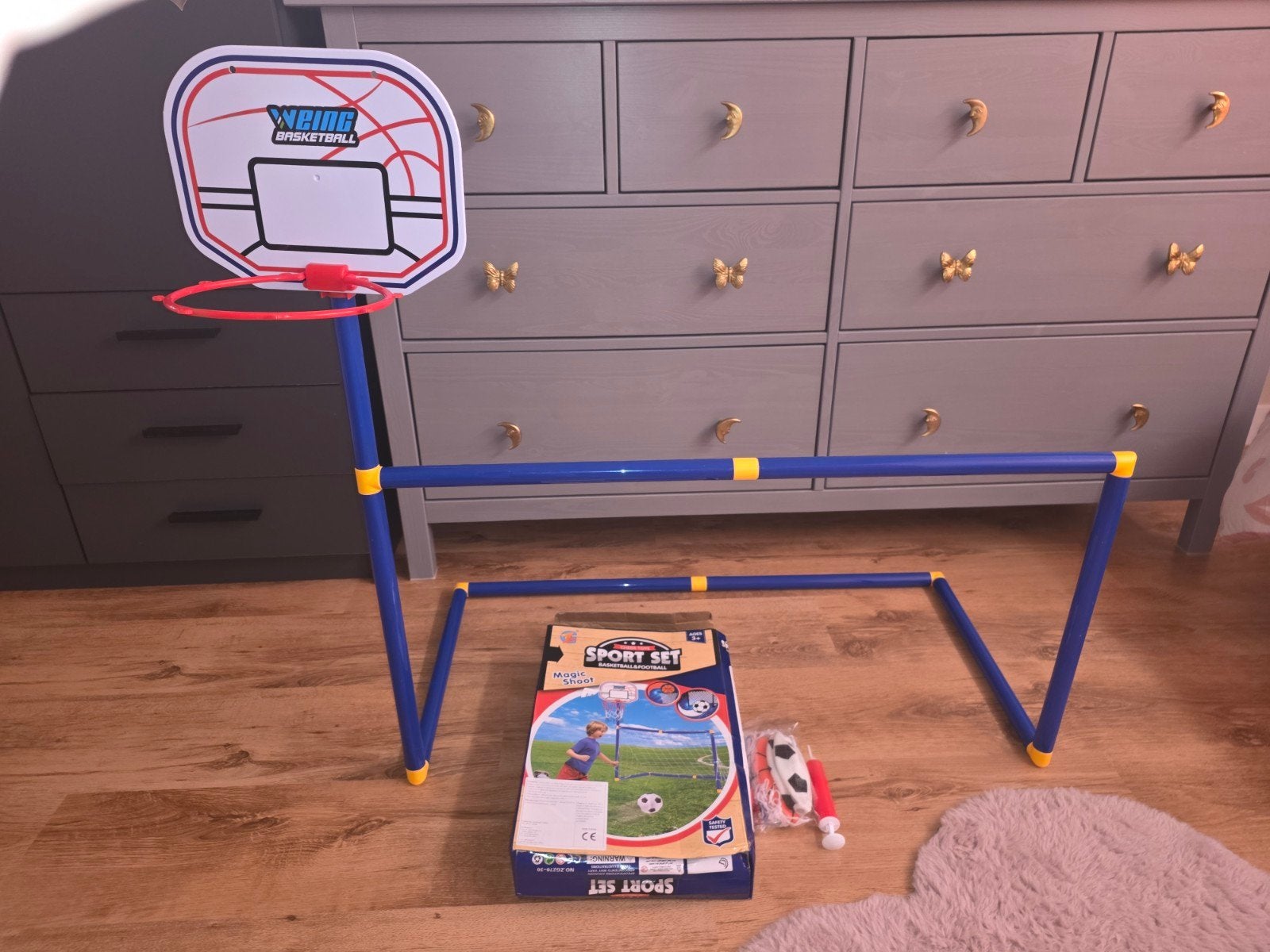 Nieuw Sport Set: Basketbal & Voetbal met accessoires, Verzenden, Nieuw