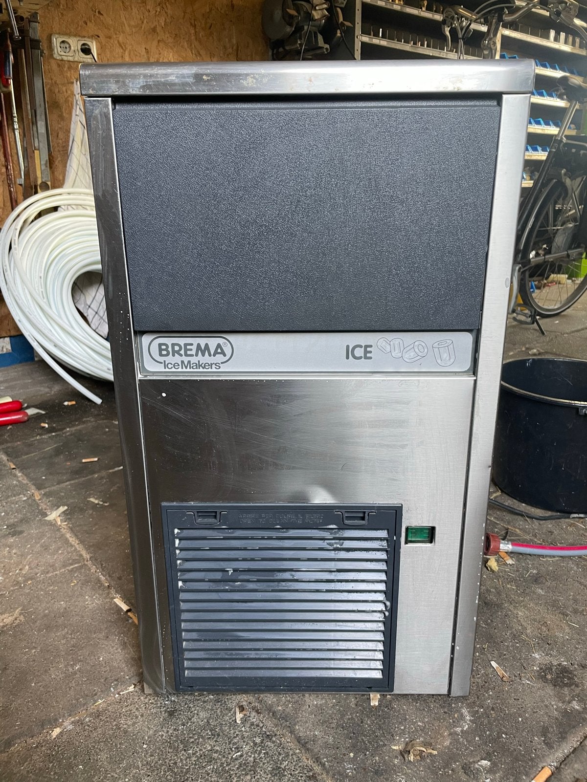 Brema IMF 28A-Q IJsblokjesmachine, Ophalen, Gebruikt