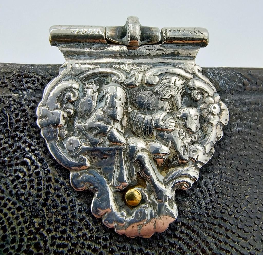 18e Eeuwse Bijbel met zilveren slot, H.R. Brouwer, Harlingen, Verzenden, Zilver