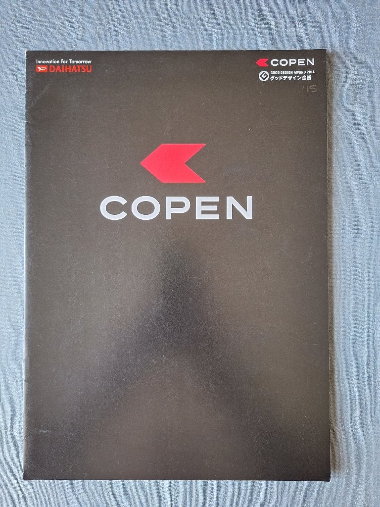 Brochure DAIHATSI COPEN Robe S - 2015 Japans, Boeken, Verzenden, Zo goed als nieuw, Overige merken