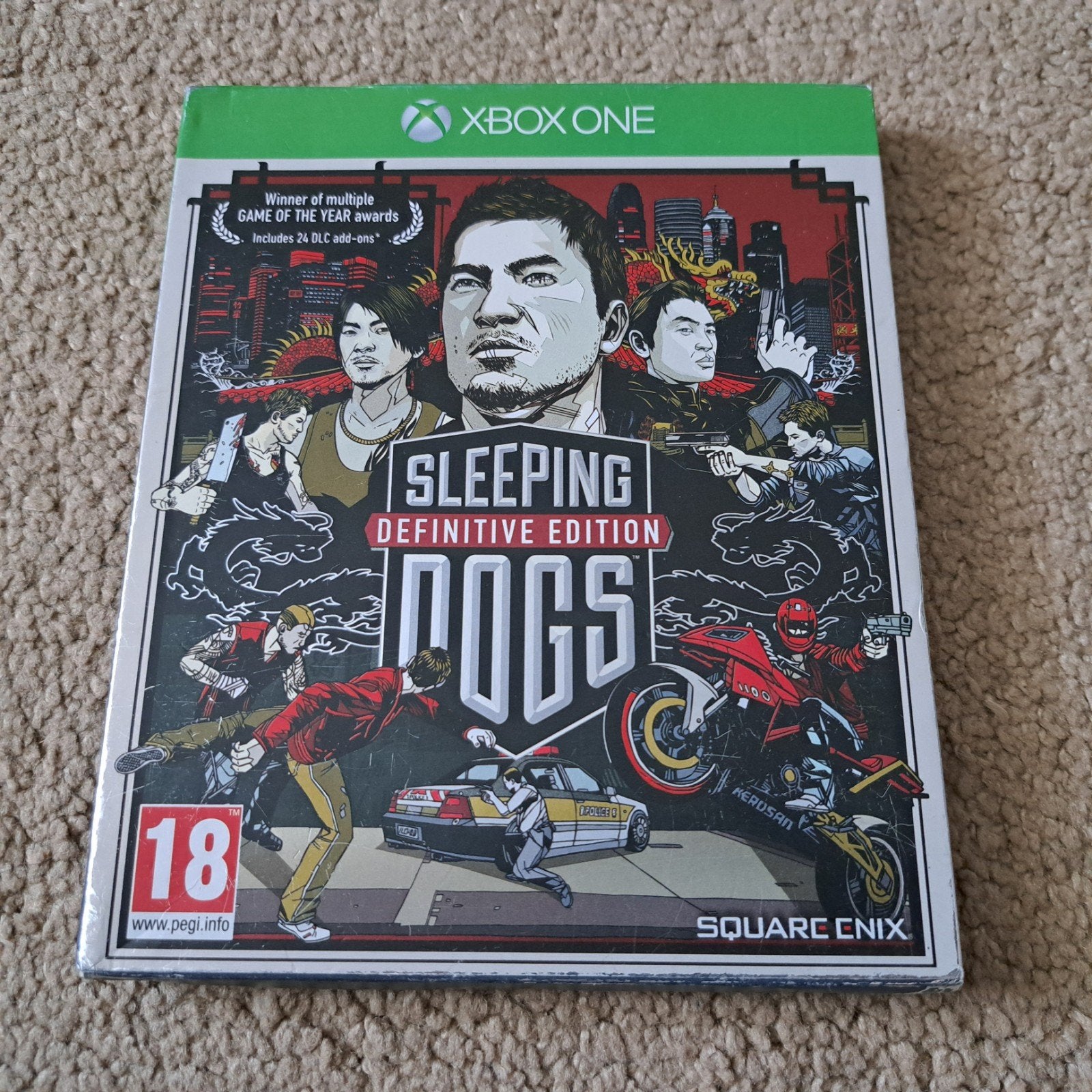 Sleeping Dogs Definitive Edition (incl. artbook) - Xbox One, Spelcomputers en Games, Avontuur en Actie, Gebruikt, Vanaf 18 jaar