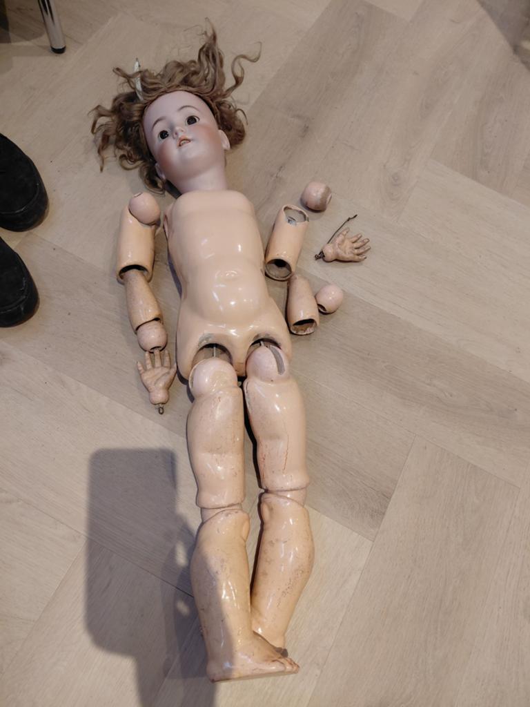 Oude Duitse pop, Ophalen of Verzenden, Gebruikt, Pop