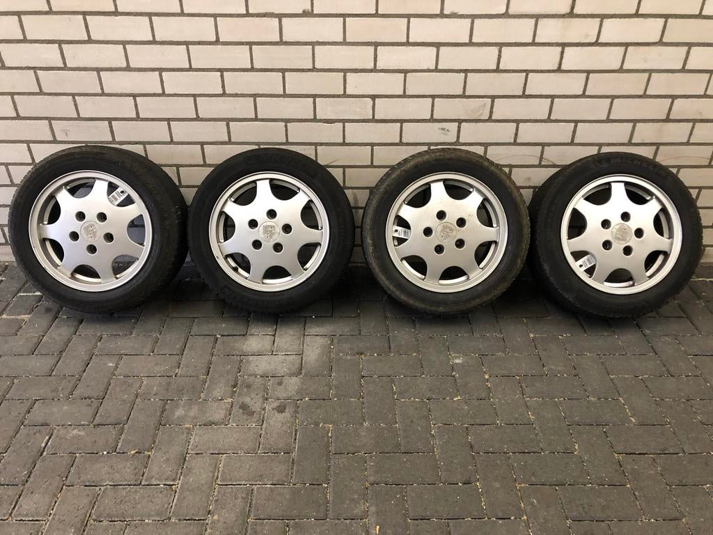 Lichtmetalen velgen Porsche 944-968, Ophalen, Gebruikt, 16 inch, Banden en Velgen