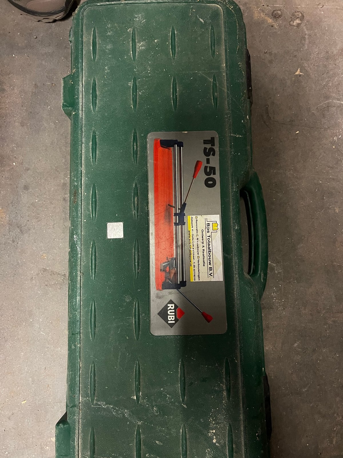 Rubi TS-50 Tegelsnijder in koffer, Ophalen, Gebruikt, Snijgereedschap, Rubi