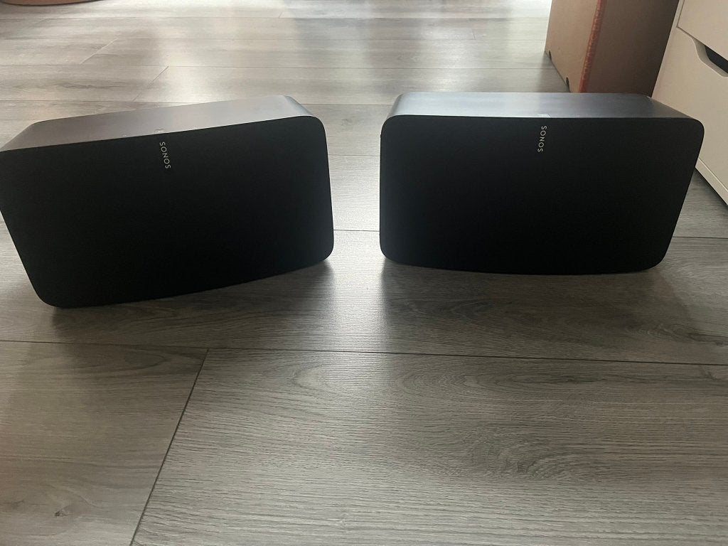 Set Sonos Play:5 gen2 zwart, Audio, Tv en Foto, Luidsprekers, Ophalen, Zo goed als nieuw, 60 tot 120 watt, Sonos