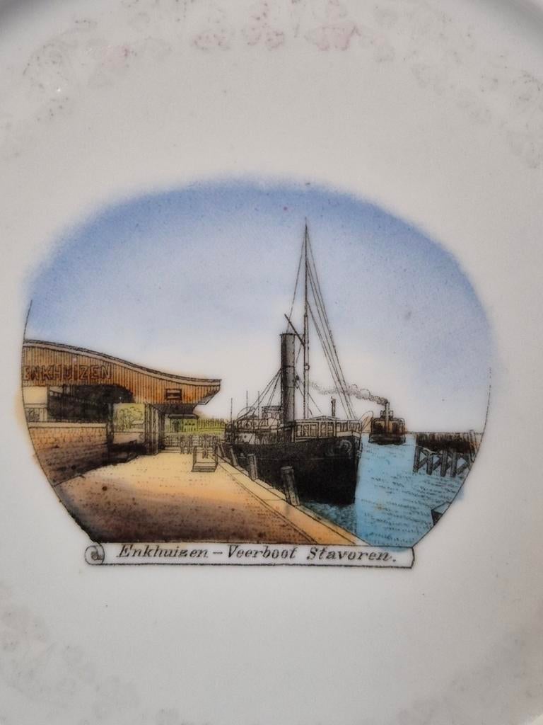Souvenir Ennhuizen- veerboot Stavoren, Verzamelen, Scheepvaart, Ophalen of Verzenden